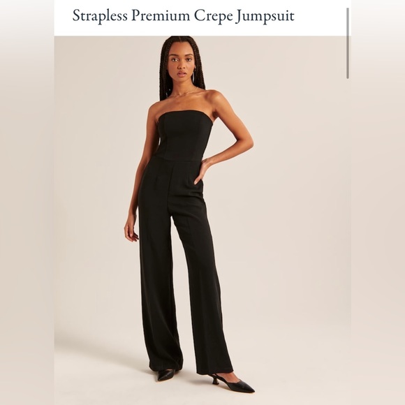 Brand new White Abercrombie Jumpsuit - Size: Small Tall NWT - Picture 3 of 3